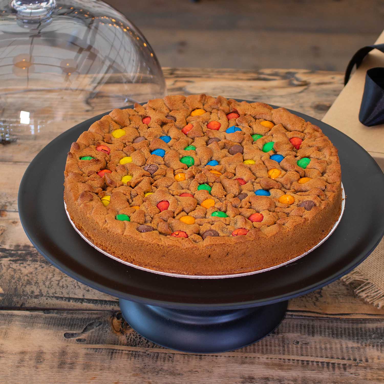 M&Ms Cookie Cake