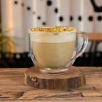 pistachio matcha latte