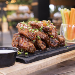 Buffalo wings sweet chili sauce