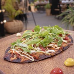 Pickle Cheese Flat Bread