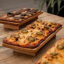 Wagyu Mushroom BBQ Pizza