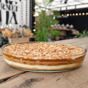 Caramel Almond Pudding